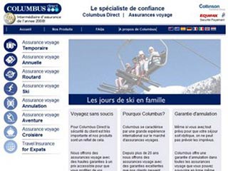 Columbus Direct, assurance voyage de haute qualité