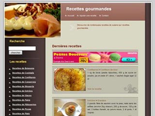 Recettes Gourmandes, recettes de cuisine faciles