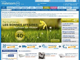 Matelsom : Matelas, sommier et literie à prix discount