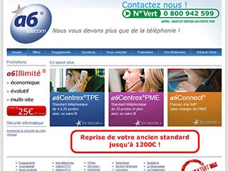 Les solutions de telephonie voip par a6telecom