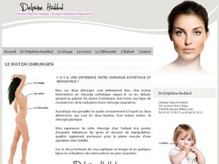 Le chirurgien esthetique, Dr Delphine HADDAD