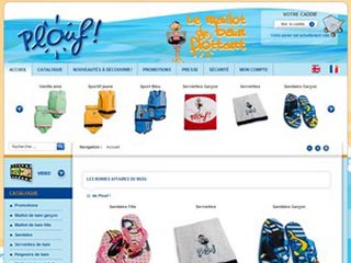 Plouf, maillot de bain flottant pour enfant