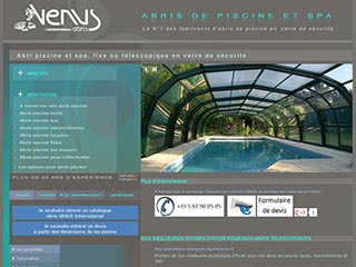 Abris de piscine et de spa Vénus international 