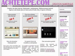 Achtetepe, création de sites internet