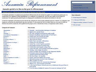 Annuaire pour le référencement web