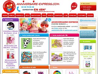 Anniversaire Express, organisation d'anniversaire pour les enfants