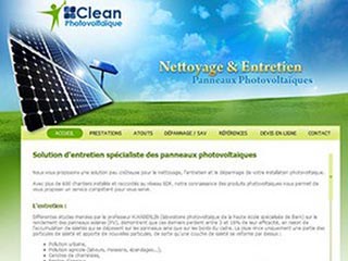 Clean-photo, SAV panneaux photovoltaïques