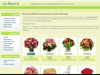 So-fleurs, livraison de fleurs à domicile 