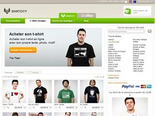 Shirtcity,  t-shirt personnalisé en ligne