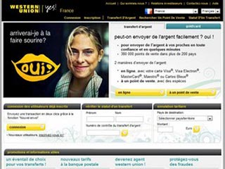 Western Union, envoyer de l'argent en ligne