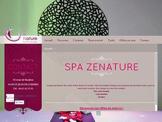 Institut de beauté de luxe Spa Zenature