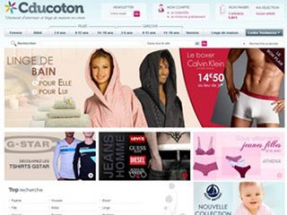 Cducoton, vêtement et linge de maison en coton