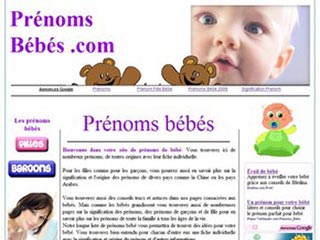 Prenoms bebes, listes de prénoms de garçons et de filles