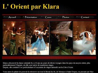 Klara, danseuse Orientale sur la Côte d'Azur