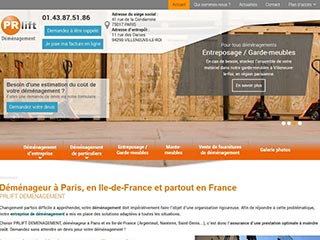 Déménagement d'entreprise à Paris 17 - PRlift Déménagement