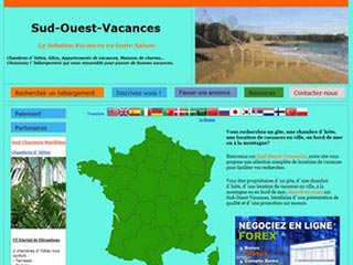 Sud-Ouest-Vacances, locations de vacances en France