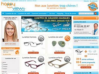 Happyview, spécialiste des lunettes de vue