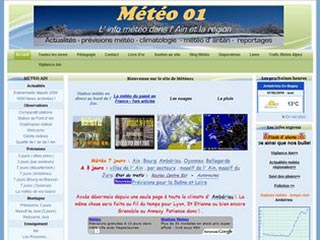 Météo 01 : Rhône Alpes météo