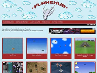 Jeux de d'avion gratuit sur internet avec Planehub