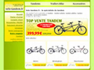 Velo-tandem : Le spécialiste du tandem