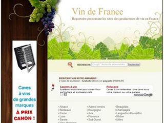 Vin de France, le répertoire des producteurs de vin