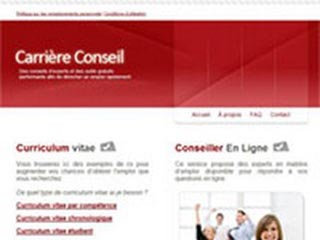 Carrière conseil : Lettre de présentation et CV