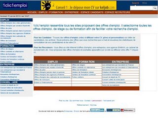 1clic1emploi : Emploi, stages, formation, jobs, concours