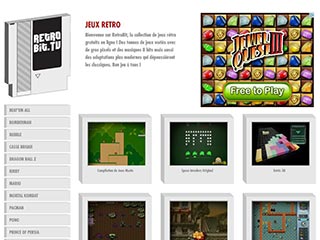 Retrobit.tv, le site des jeux retro en flash