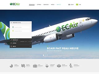 Billets d'avion Congo Paris sur ECAir