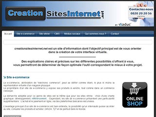 Conseils pour la création de site internet