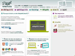 Sitadapt - Création de sites web responsive design