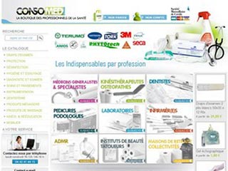 Consomed, la boutique des professionnels de la santé