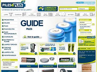 Piles et Plus, trouvez votre pile alcaline tous formats