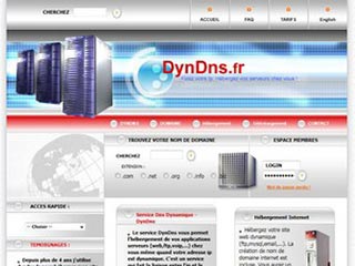 Dyndns : Dns dynamique, hébergement et surveillance video