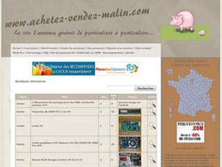 Achetez Vendez Malin : annonces gratuites