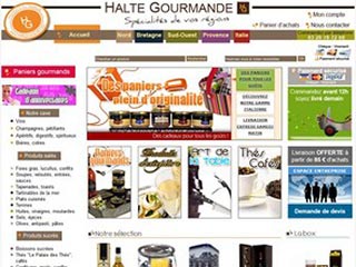 Halte Gourmande, épicerie fine et paniers gourmands