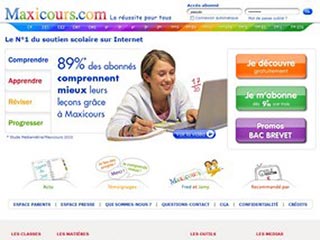 Maxicours : Soutien scolaire Math, Français, Anglais