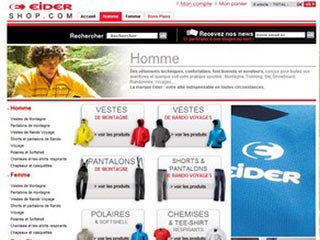 Eidershop, le shop officiel de la marque Eider