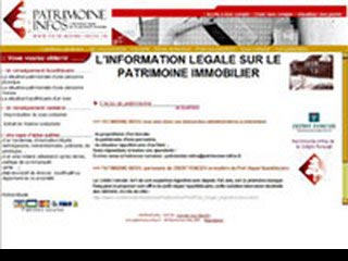 Patrimoine Infos, l’information legale sur le patrimoine immobilier