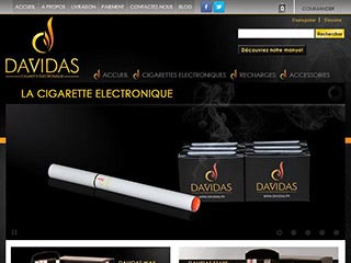 Davidas, vente de cigarette électronique