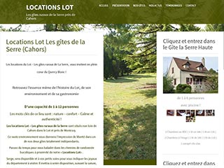 Locations Lot, les gîtes de La Serre près de Cahors