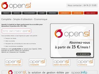 OpenSi, logiciel gestion commerciale et comptabilité