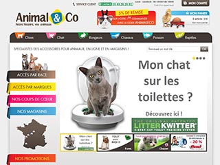 Animal and Co, produits pour animaux de compagnie