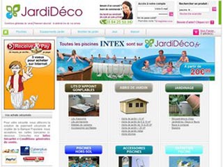 Jardidéco : Piscines, barbecues, abris de jardin, jardinage