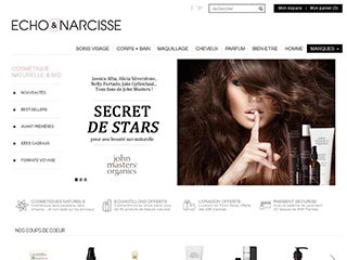 Echo et Narcisse, boutique de cosmétiques bio et naturels