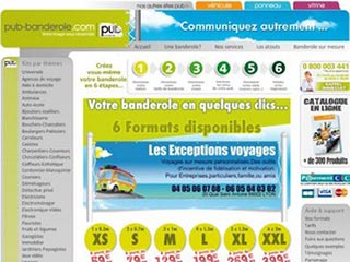 Pub Banderole, banderoles et bâches publicitaires de qualité