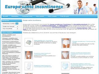 Europe Santé Incontinence, couches pour incontinence