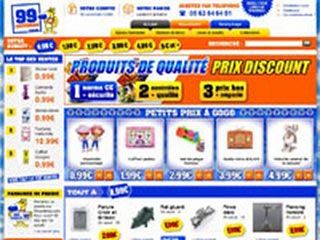 99centimes : Le hard discount sur Internet