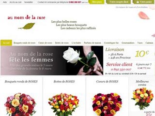 Au nom de la rose, livraison de rose et d'orchidées