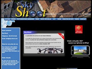 Sky Shoot, services de prise de vue aérienne